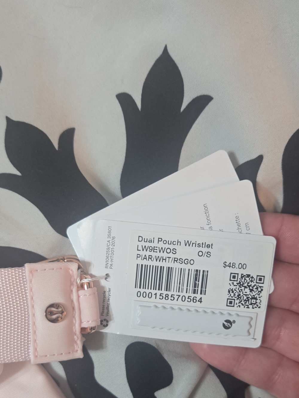 ‼️last Chance‼️New With Tags Lululemon Dual Pouch Wristlet - Picture 3 of 3